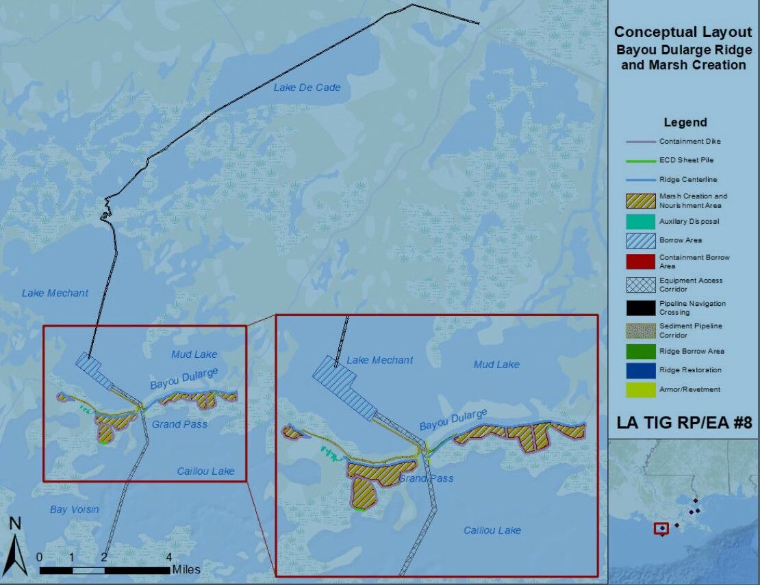 Bayou Dularge restoration plans